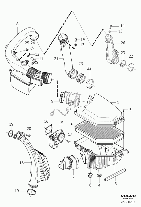 Volvo 988032 - Ampoule, feu diurne cwaw.fr