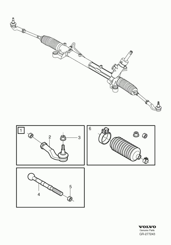 Volvo 30 723 085 - Jeu de joints-soufflets, direction cwaw.fr