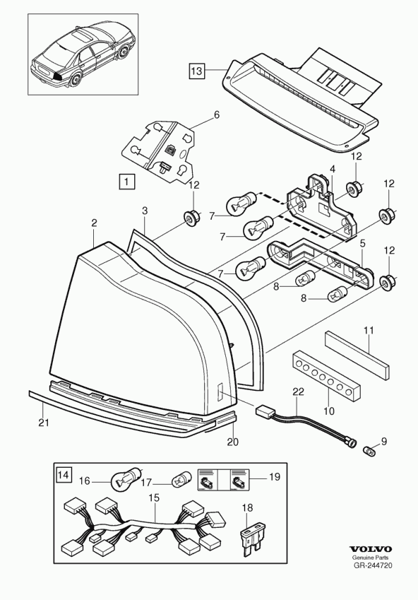 Volvo 989757 - Ampoule, éclairage des instruments cwaw.fr