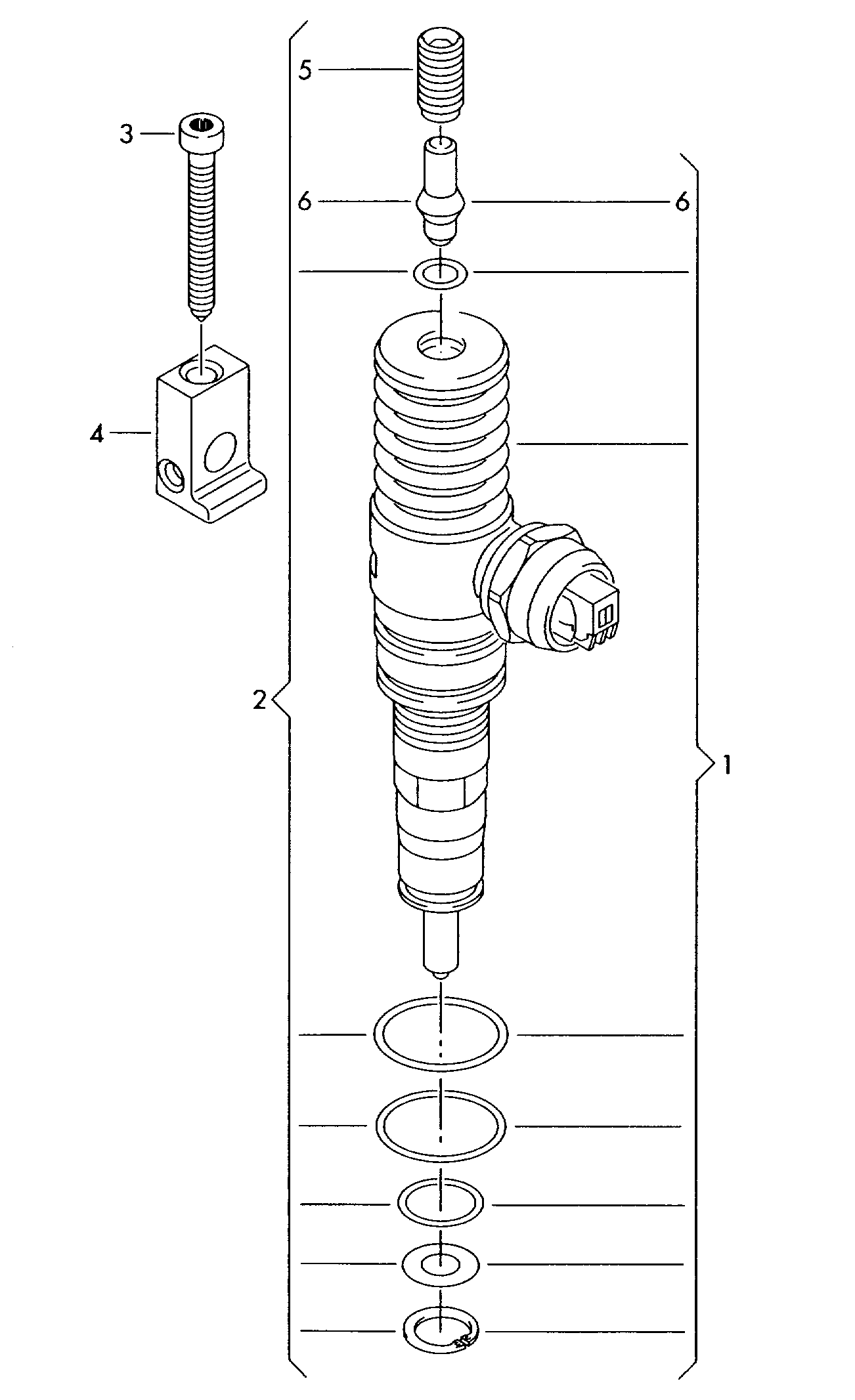 VW 038 198 051 C - Kit de réparation, unité pompe-injecteur cwaw.fr