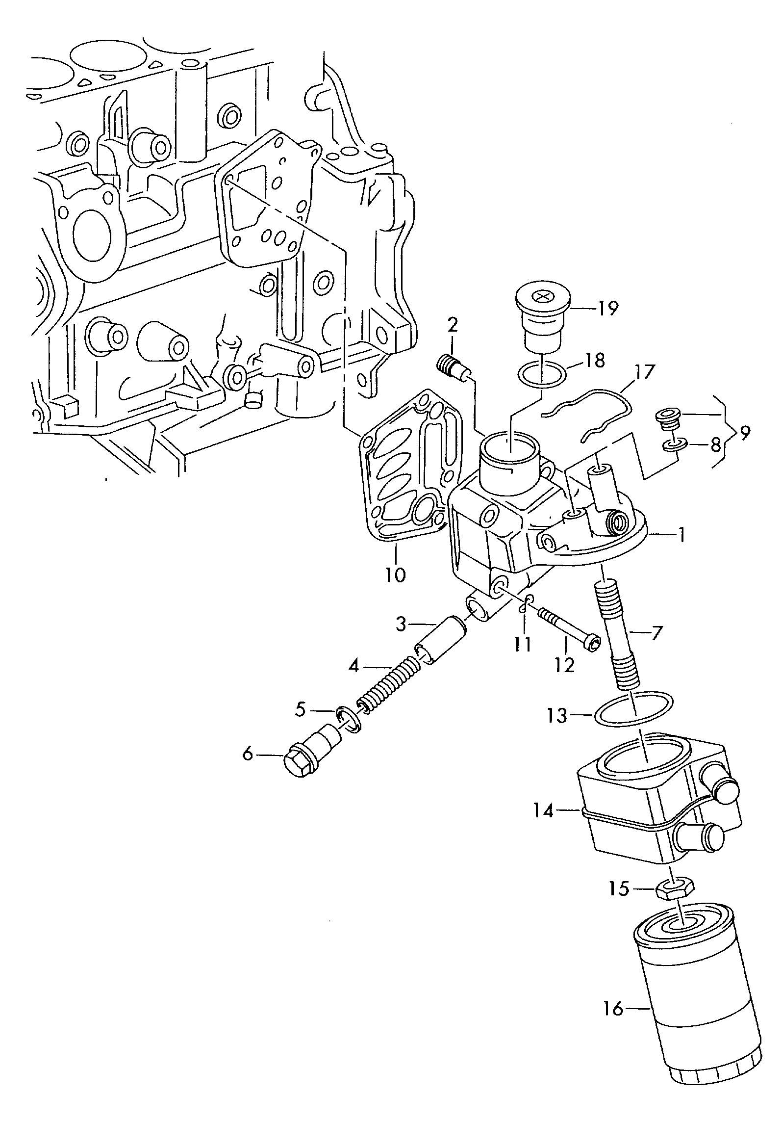 Seat 06A 115 441C - Joint d'étanchéité, boîtier de filtre à huile cwaw.fr