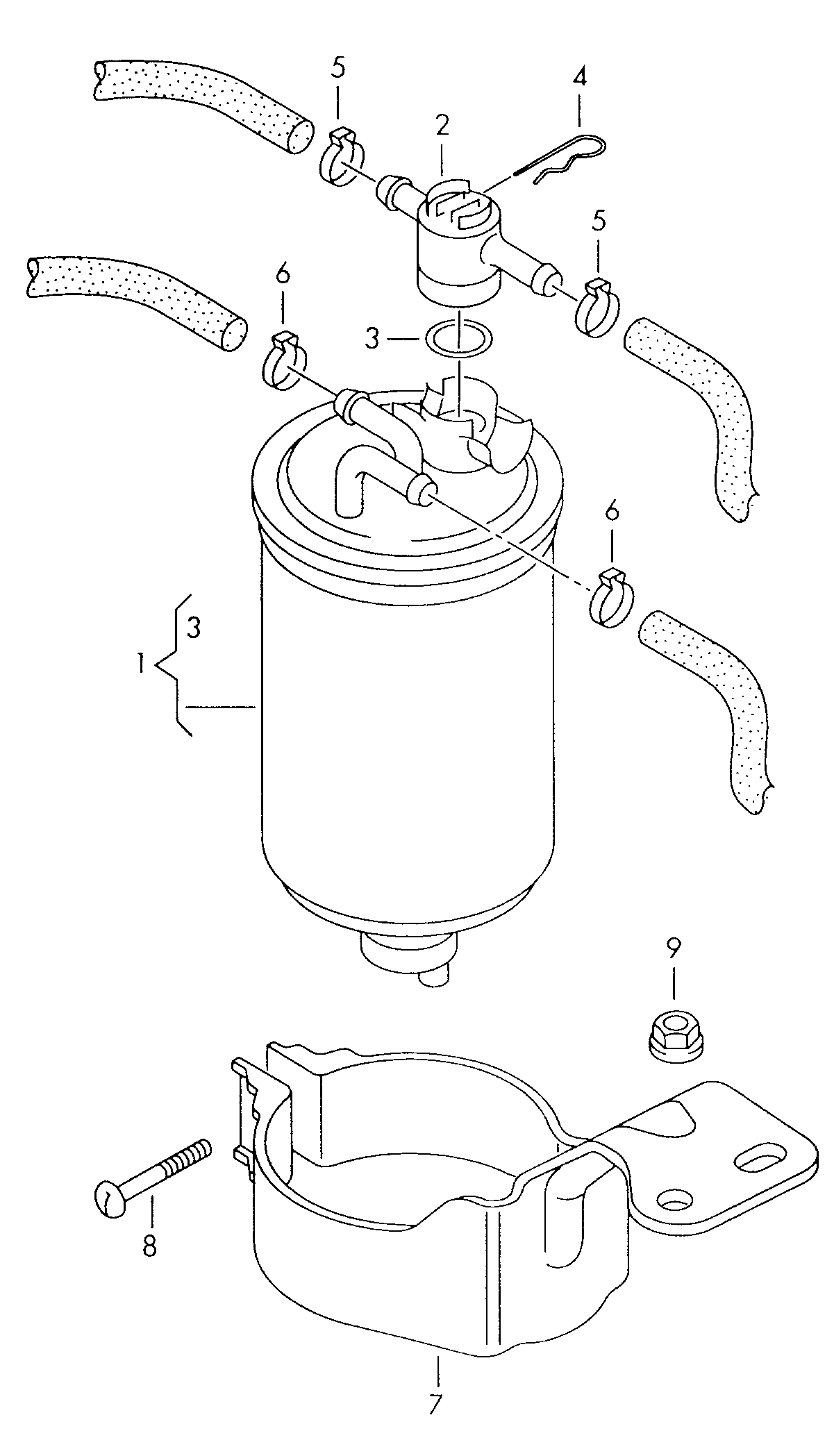 AUDI 6N0127401C - Filtre à carburant cwaw.fr