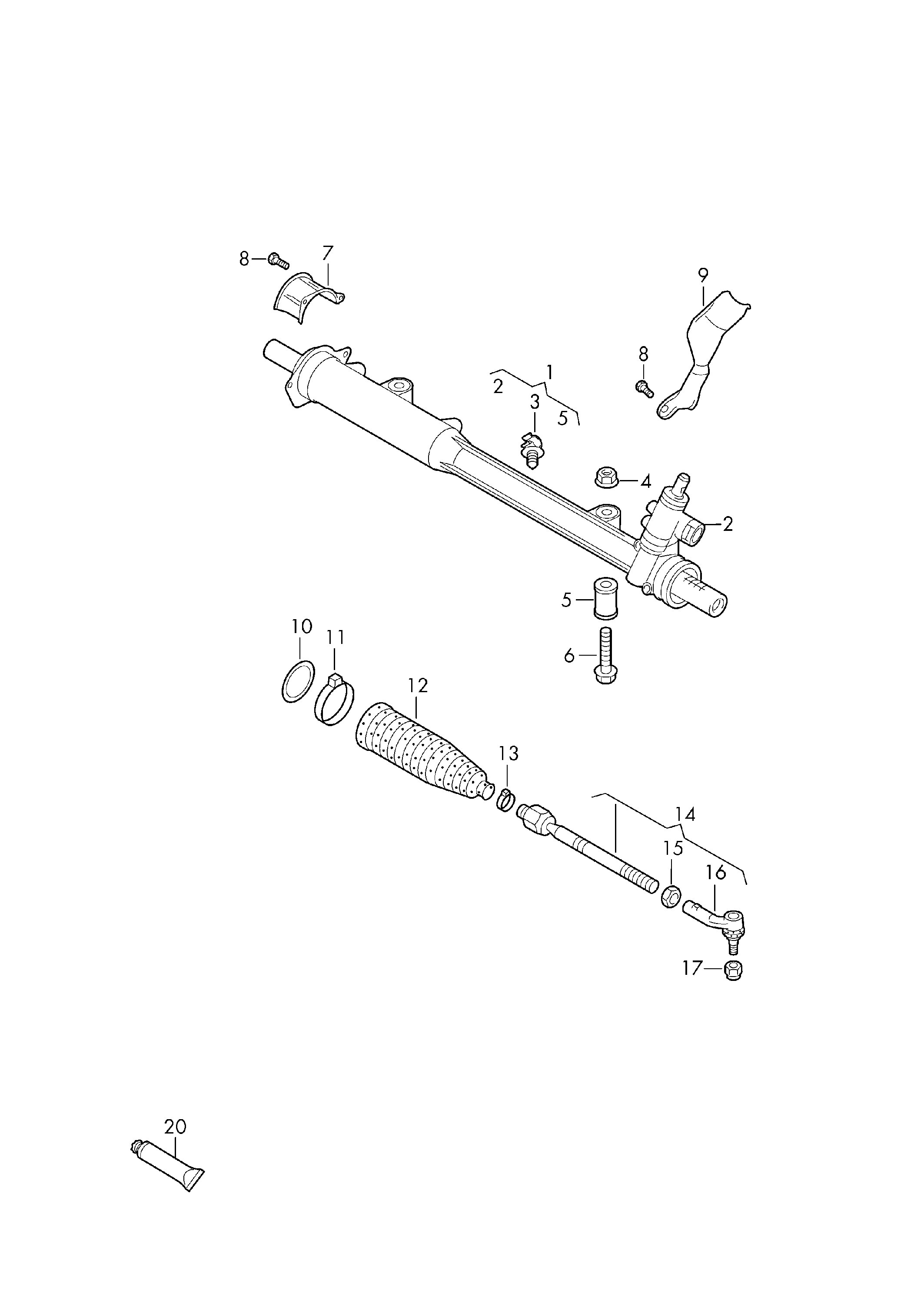 OM 7P5422063N - Steering gear cwaw.fr