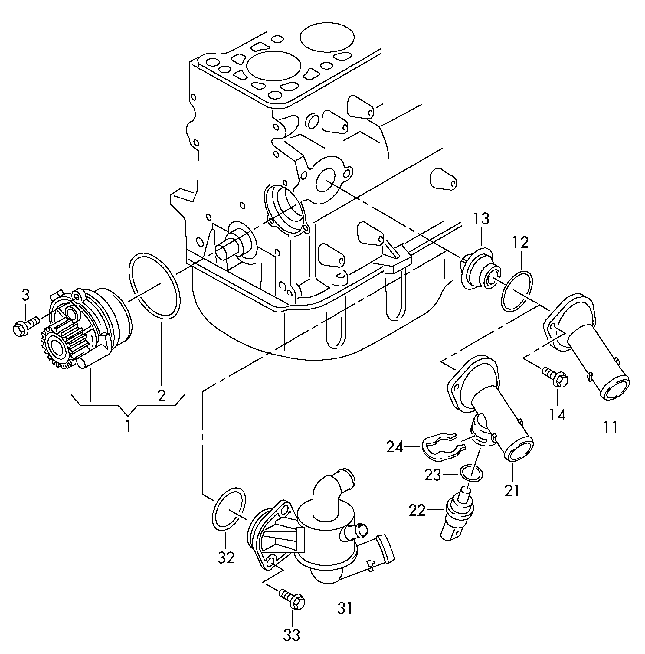 Seat 03L.121.011B - Pompe à eau cwaw.fr