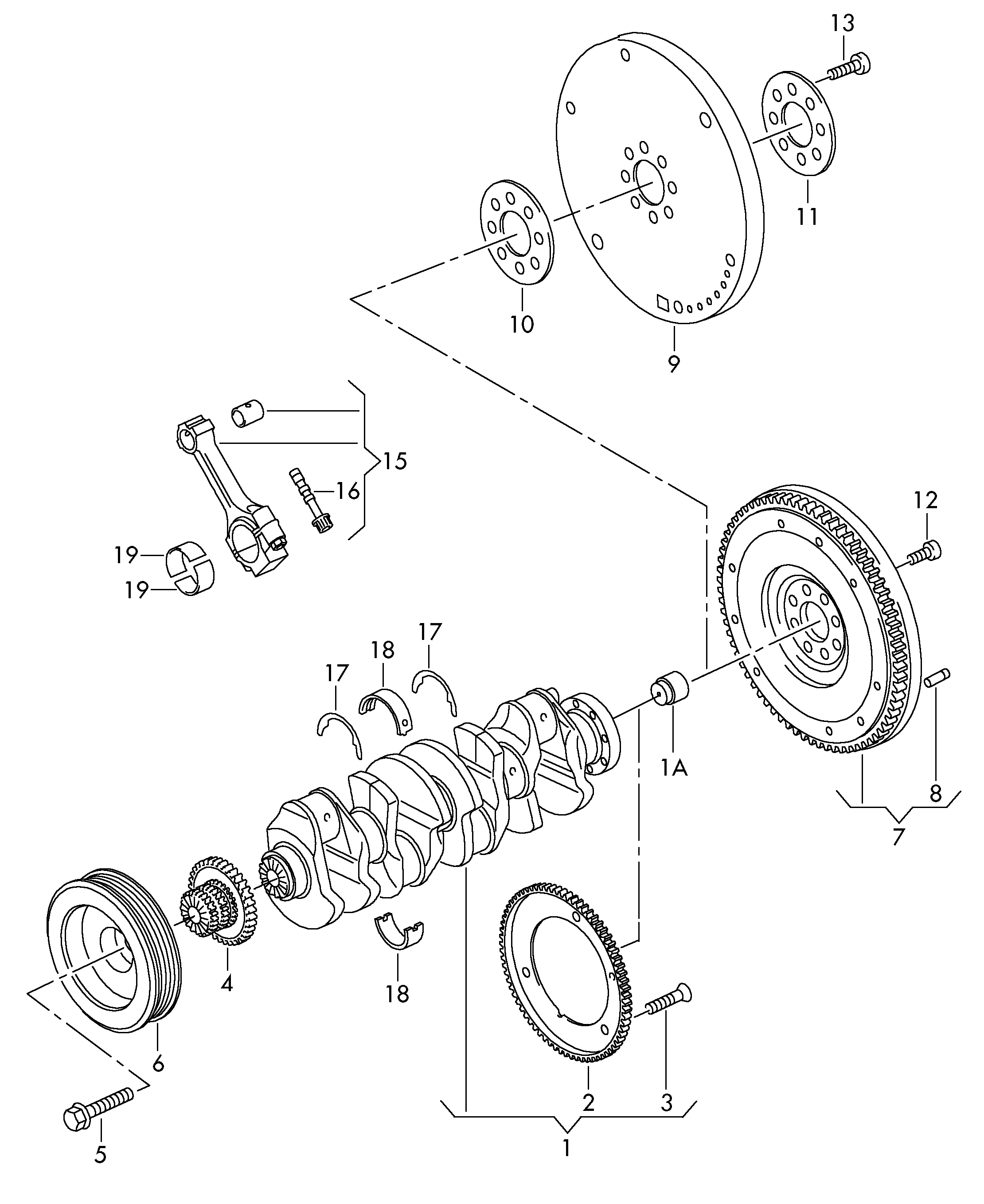 VAG 06J105266K - Volant moteur cwaw.fr